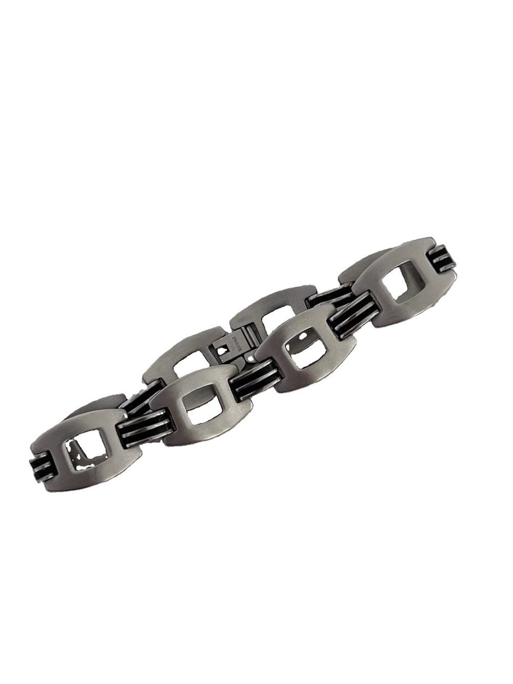 Men’s 8.5” Stainless Steel Heavy Link Bracelet
